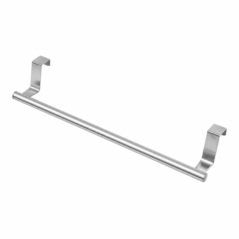 Over Cabinet Towel Rack for Towels and Rags – Punch-Free