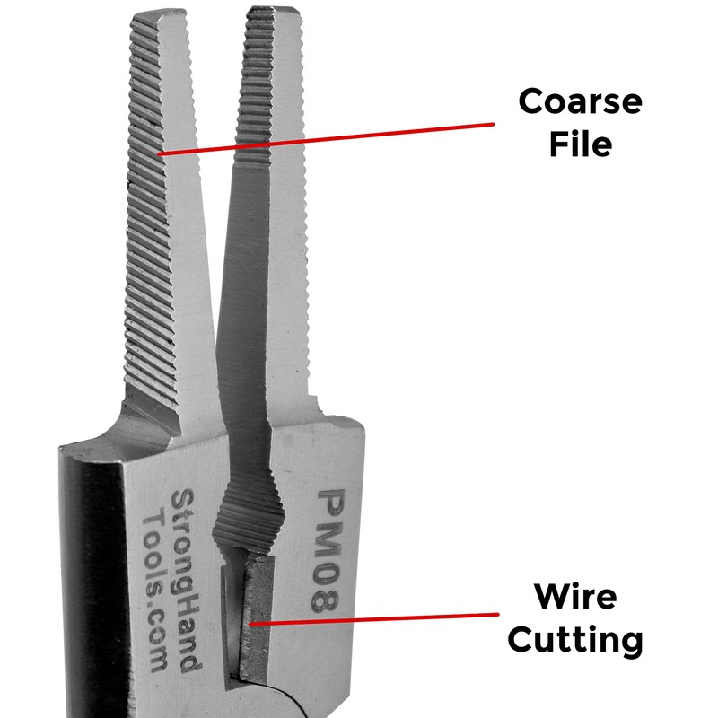 8” Mig Welding Plier, Nozzle Cleaner, Rounded Hammer Face, Tempered