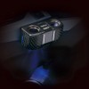 Carmate DZ273 Car Socket, With 2 Cords, 2 USB Ports,