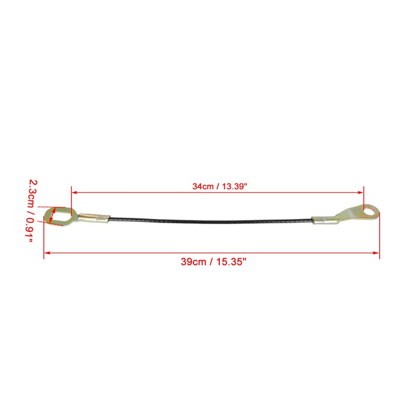 X AUTOHAUX 2pcs Tailgate Tailgate Lift Support Cable for Ford