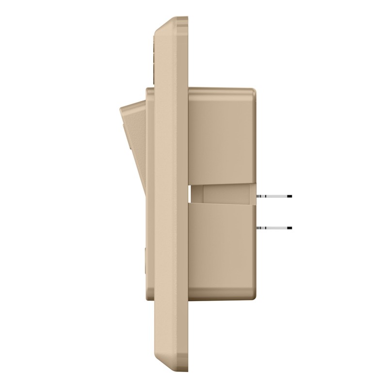 Leisure LED Modern Single SPST On-Off Switch with Bezel, 12-Volt,