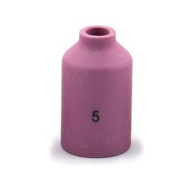 WeldingCity 5-pk Gas Lens Ceramic Cup 54N17 (#5, 5/16") for Gas Lens Setup in All Mainstream TIG Welding Torch 17, 18 and 26 Series