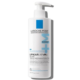La Roche-Posay Lipikar Baume AP+M Crema Corporal para Piel Muy Seca o con Tendencia Atopica. Humecta la Piel y Reduce la Comezon, 400 ml