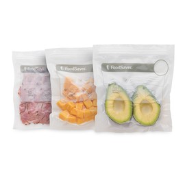 FoodSaver VS0500 35 x 950ml Vacuum Zipper Bags, Clear