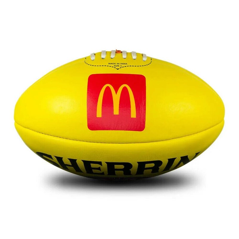 Sherrin AFL Replica Training Football, Yellow, Size 4