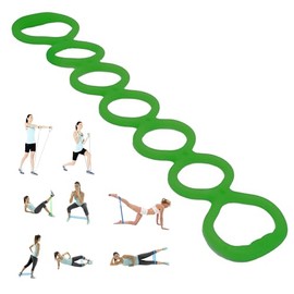 VKSG - Bandas de resistencia ajustables de 7 anillos para entrenar, caminar en casa, bandas de entrenamiento para mujeres y hombres, fitn...