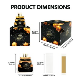 LOINFE Money Gifts Birthday Gift Box, DIY Happy Birthday Surprise Box, Explosion Box Birthday, Mistery Box, Birthday Packaging for Children, Adults, Parents, Friends and Family