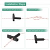 sourcing map Recoil Start Rope, 10-Meter 4.5mm Nylon Engine Start