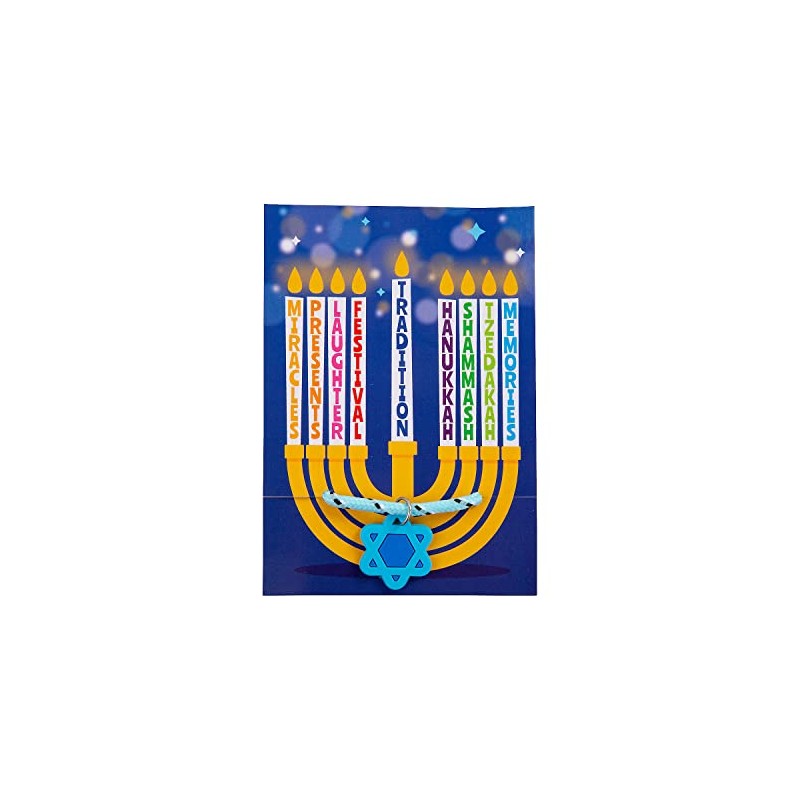 Fun Express Hanukkah Bracelets with Card, 12 Pieces