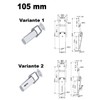 Soul-Cats Pack of 2 Stainless Steel Lockable Snap Lock Box