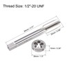 sourcing map 1/2"-20 UNF Tap and Die Set, HSS Machine