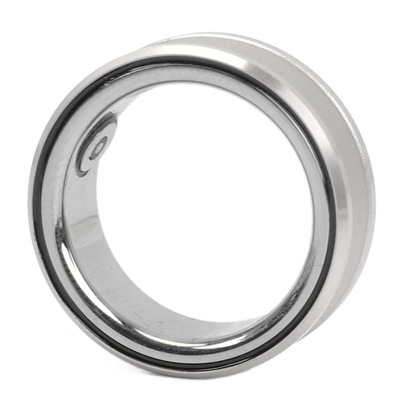 Smart Health Ring Silver Pedometer Waterproof Body Temperature Monitoring Sleep