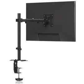 Pholiten Single Monitor Stand, Heavy Duty Adjustable Monitor Arm Desk Mount for 13-27Inch, Tilt, Swivel, Rotate, Support 22 lbs,Black