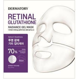 Dermatory Retinal Collagen / Glutathione Gel Mask Sheet 2 Types To Choose - Glutathione Radiance Gel Mask Sheet