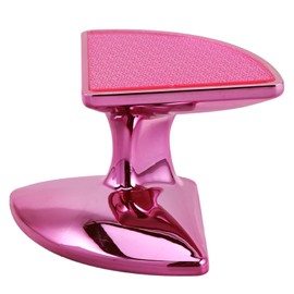 Baluue Glass Foot File Hair Remover Exfoliating Tool for Dead Skin Pumice Handle for Smooth Feet and Toenail Care Red Color Design