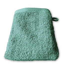 Lanudo® Pure Line Luxury Wash Mitt 600 g/m² 21 x 15 cm 100% Finest Premium Terry Cotton Highest Quality Flannel Wash Cloth Wash Cloth Wash Mitt Colour: Mint Green