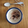 Argon Tableware 300ml Enamel Tumbler Cups with Blue Rims -