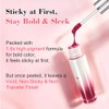 Tinte de labios, despegable de doble extremo, tinte labial impermeable