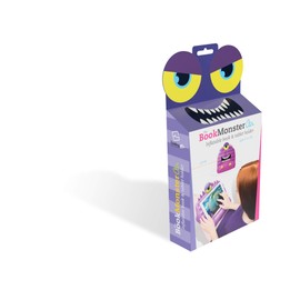 Bookmonster Air Garlie - pink - Reading Cushion: Inflatable reading pillow for books and tablets