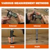 Caliper Measuring Tool 6 Inch,Vernier Caliper Digital Micrometer with Large