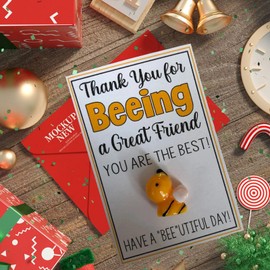 Christmas Lucky Charm | Pocket Animal Hug Pendant Cute Festive Ornament with Encouraging Card,Christmas Stocking Stuffer, Fortunate Accessories for Wife, Girlfriend