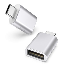 Syntech USB C to USB Adaptor, Silver