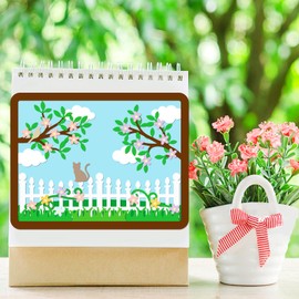 GLOBLELAND Garden Fences Die Cuts Tree and Plants Embossing Template Flower Carbon Steel Die Set for Card Making and DIY Scrapbooking Craft