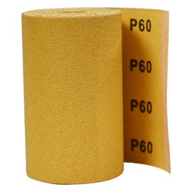 Trend Aluminium Oxide Sanding Roll, 60 Grit, 115mm Wide x 5 Metre Long, Strong & Durable Anti-Clog Sand Paper, AB/R115/60A