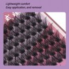 84 Clusters Individual Eyelash Extensions 8/10/12/14/16mm D Curl Fluffy Eyelash