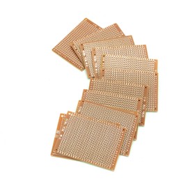 DIGISHUO 20Pcs Double Sided PCB Board Prototype Kit for DIY Soldering Compatible with Arduino Kit DIY Soldering and Electronic Project (20Pcs 5 * 7cm Kit)