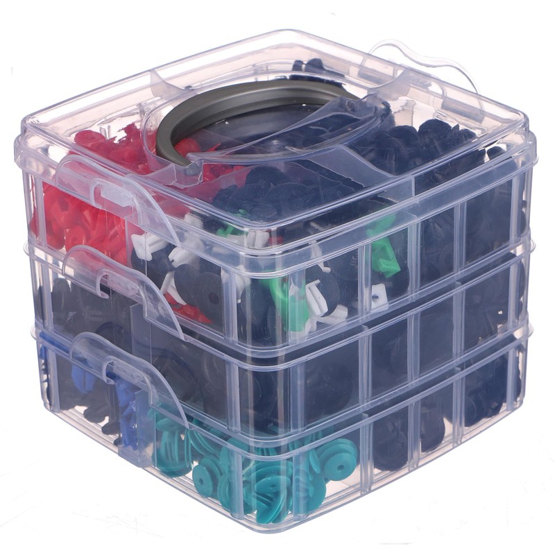 SIXTOL Vehicle Trim Clip Set, 700 Pieces, Mounting Clips, Universal