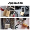 Brass Keyed Padlock 40mm Brass Padlock Universal Brass Lock with