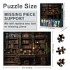 Puzzle for Adults, 1000 Pieces, Large Library with Bookshelves, Reading