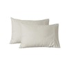 Feather & Stitch Pillow Covers Set of 2, Envelope Closure