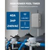DEWENWILS Pool Pump Timer, Outdoor Smart WiFi Box, Heavy Duty