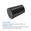 sourcing map Rubber Tapered Plug 14mm to 19mm Solid Test