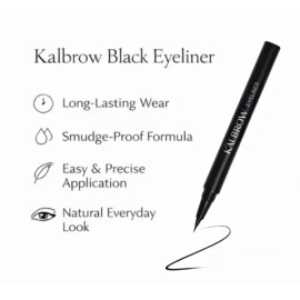 Sangpum Sangse Seolmyeong Chamjo 칼브로우 라이너 펜 방수 블랙 Calbrow Liner Pen Waterproof Black