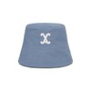 VARZAR VA Curved 3D Logo Drop Bucket Hat, Unisex Hat,