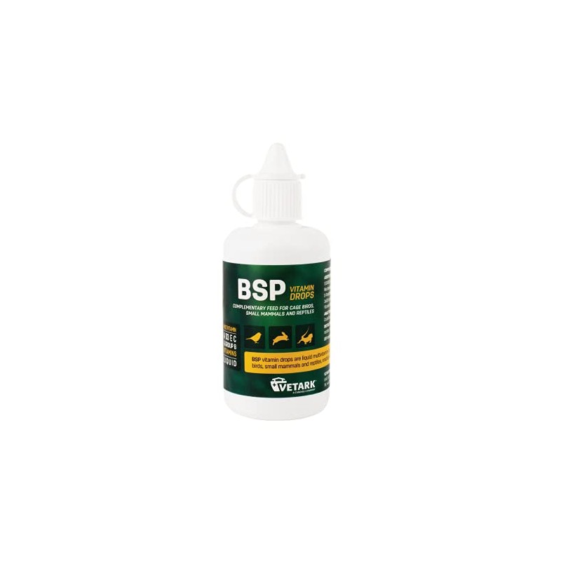 BSP Vitamin Drops |High Potency Liquid Vitamin Supplement for Birds,