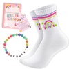 QUANMAITONG Gift First Day of School Girl School Child Socks,