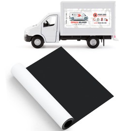Amylove Extra Large 12 in x 5 ft x 40 Mil Blank Car Magnet Roll Vehicle Magnetic Signs Flexible Automotive Strong Car Printable Magnets Sheet Stickers for Trucks Bumper Advertising Business