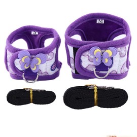 Leadigol Hamster Harness and Leash Set,S/M Comfort Padded Vest Adjustable Small Animal Walking Vest Harness and Leash Set for Guinea Pigs and Small Animals Clothes Accessory