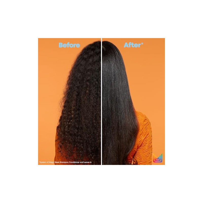 Matrix Mega Sleek Shampoo Shampoo anti-frizz para rebelde o con