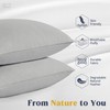 puredown Goose Feathers Down Pillows - Standard Size Bed Sleeping