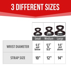 Heavy Duty Lifting Straps for Deadlift - Figure 8 Wrist Straps for Heavy Weight Lifting, Strongman, Powerlifting, Workout and Weightlifting - for Men (12" - Up to 8" Wrist Circumference)