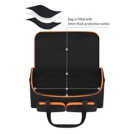 AZTOPA Storage Bag Case Compatible with JBL PartyBox On The Go Speaker, Travel Tote Bag Fits for JBL PartyBox On-The-Go Essential Portable Party Speaker and Accessories