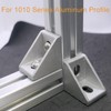 QIJINTRID 20Sets 1010 Series Aluminum Profile Connector,20pcs 1010 Corner Bracket,40pcs