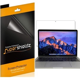 Supershieldz (3 Pack) Anti Glare (Matte) Screen Protector Designed for MacBook Pro 15 inch (2019 2018 2017 2016 Released) Model A1707 A1990 Touch Bar