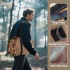 AfitLulu Large Canvas Log Carrier Bag for Wood, Indoor Firewood