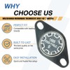 WB20X10060 Microwave Thermostat Disc 110℃ Switch Compatible with GE Replacements
